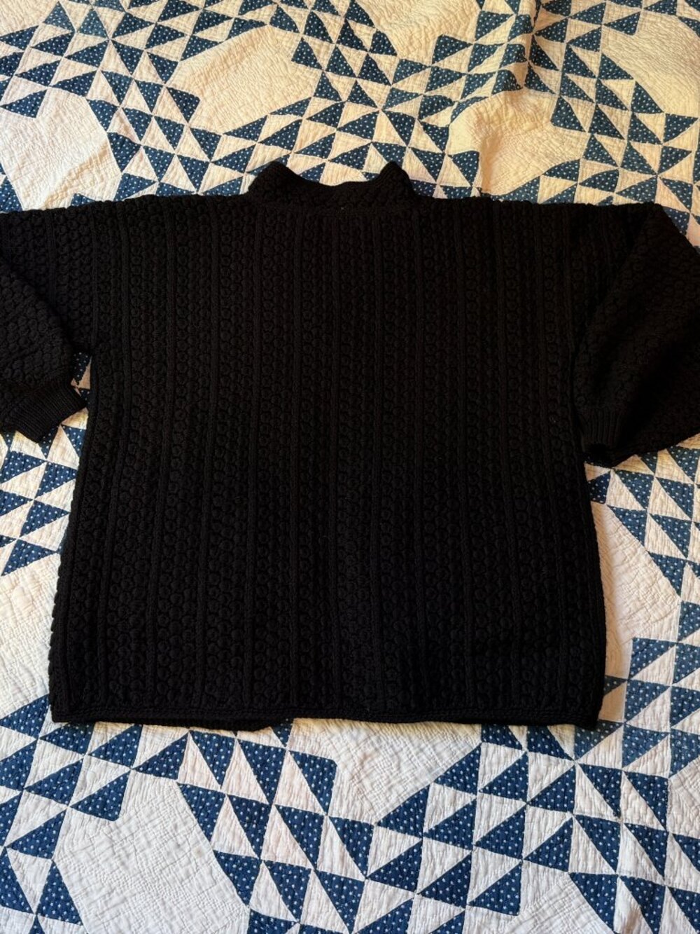DYED Misha and Puff Retrospective Crochet Jacket in Black S/M - Picture 6 of 6